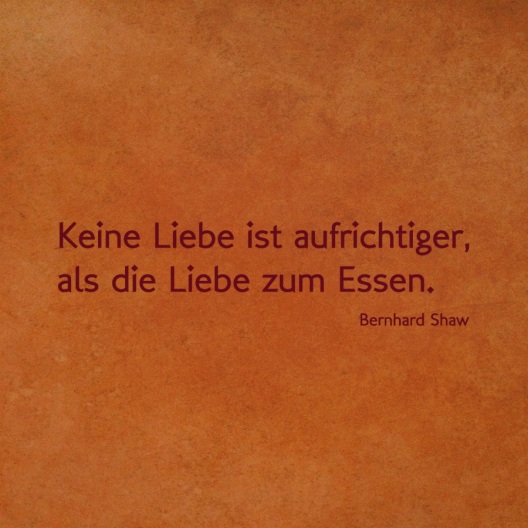 Liebe zum Essen