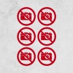 Verbotsschilder - Set - Fotografieren verboten